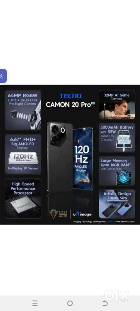 Tecno camon 20 8.256