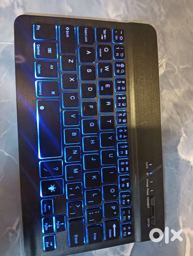 Bluetooth keyboard for tablet, phone and laptop.