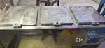 Steel deep fridge