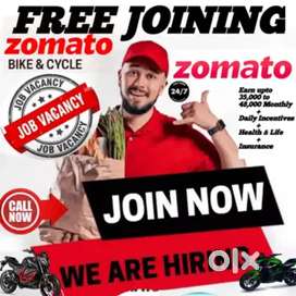 Apply Zometo food delivery job activation within 2-3 hours