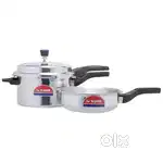 Brand New Nandi  Heavy 5L Cooker+Pan 5 Years Warranty MRP-2350.
