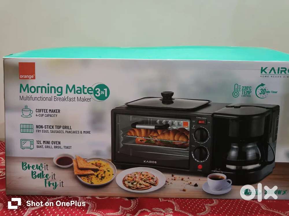Sealed Pack 3 in 1 breakfast maker
