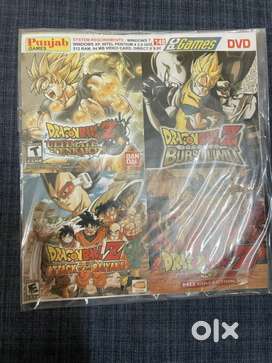 5 DVD GAMES anime and tekken 6 and super mario