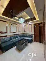 Very good interior work 3bhk semi flat rent in uttam nagar