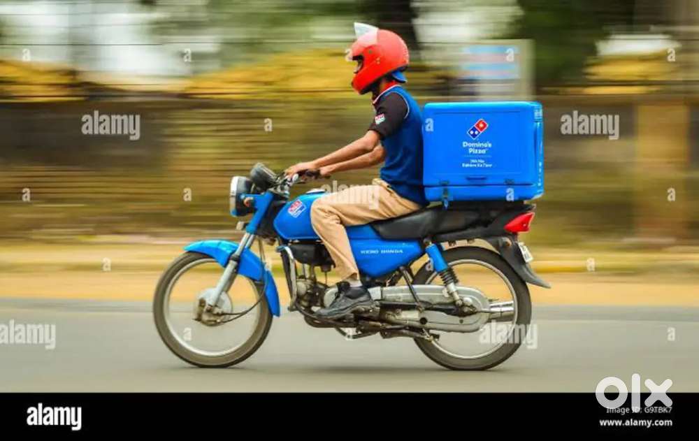 Delivery boys in Dominos pizza