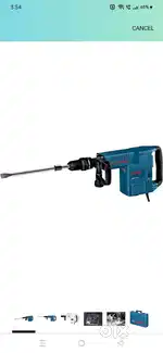 Bosch Gsh 11 E Demolition Hammer, 11 kg, 1500W Breaker
 Full working