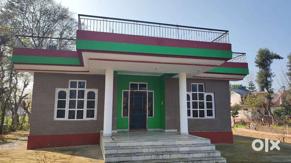 Selling land with inbuilt house in Nerchowk Mandi