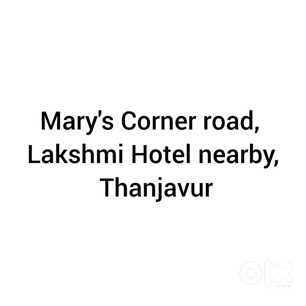 Thanjavur Mary's Corner Commercial Plot