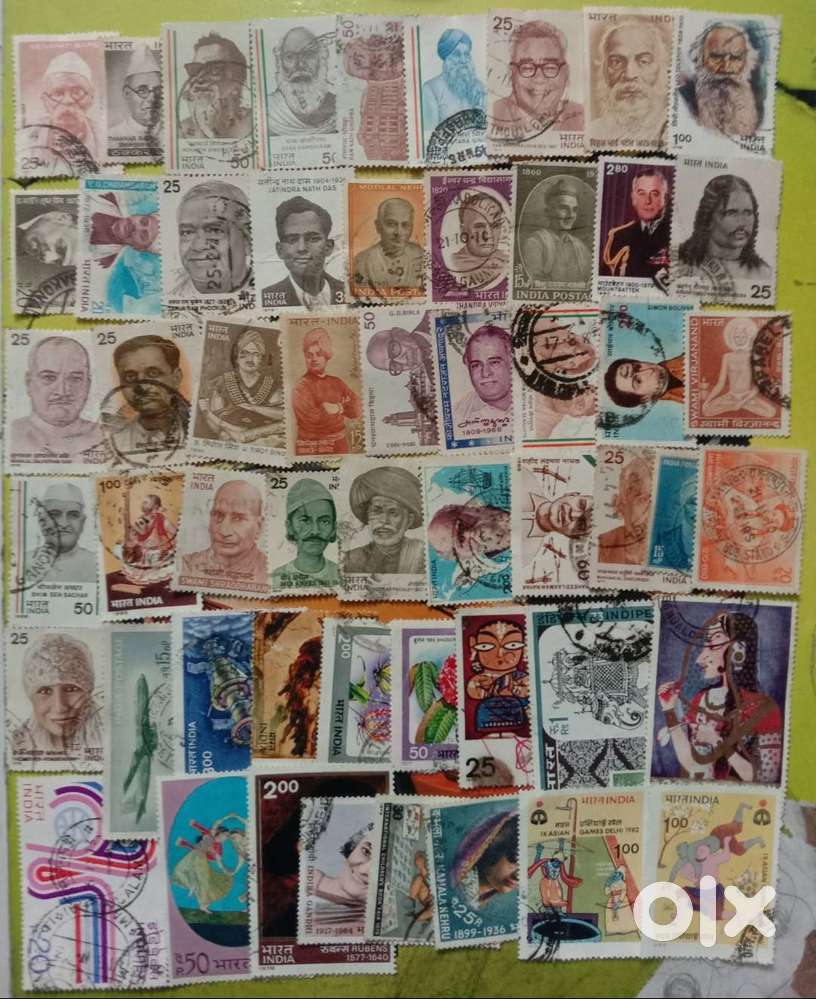 India Commemorative Stamp 100 different