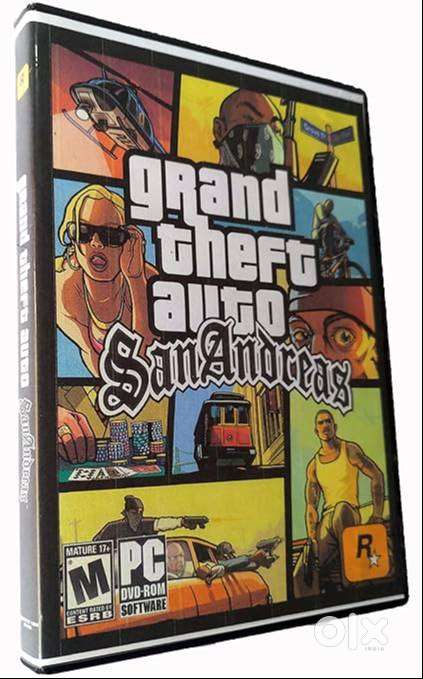 Gta Sanandreas Pc Game DVD With Box (Physical Disc )