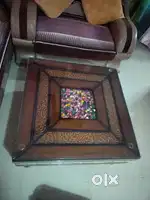 Central wooden table