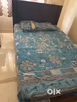 4/6 cot with storage cum bed including matress and pillows