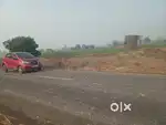 On Road 2500 gaj plot for sale in Sanwar