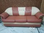 7 seater very solid two colour combination sofa...