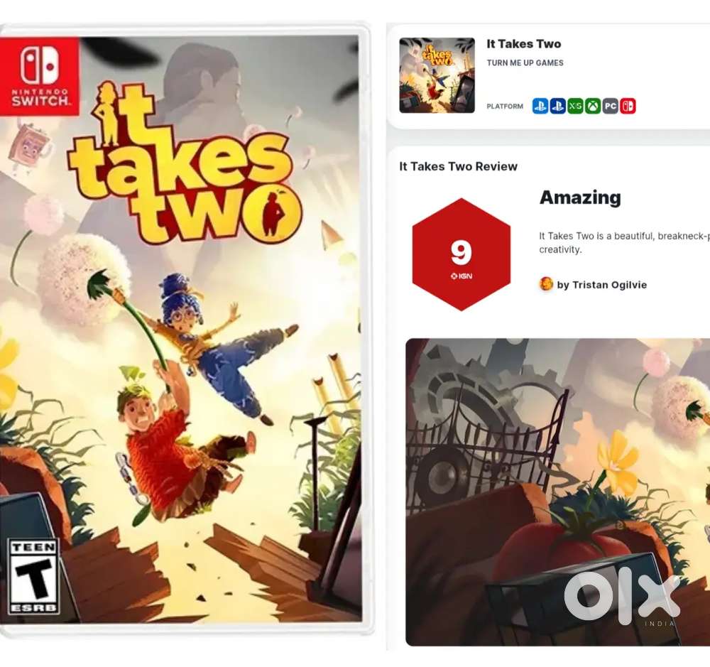 It takes two game for nintendo switch