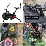 All gym equipment exercises cycle and treadmill available