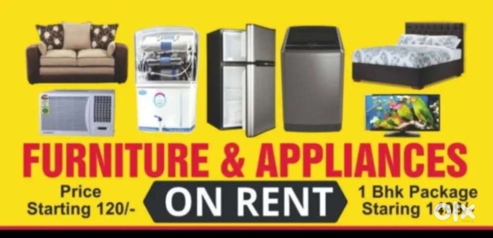 Furniture appliances On RENT