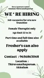Female Therapist and telecalling staffs