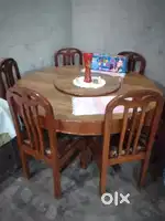 Dining table 6 chair