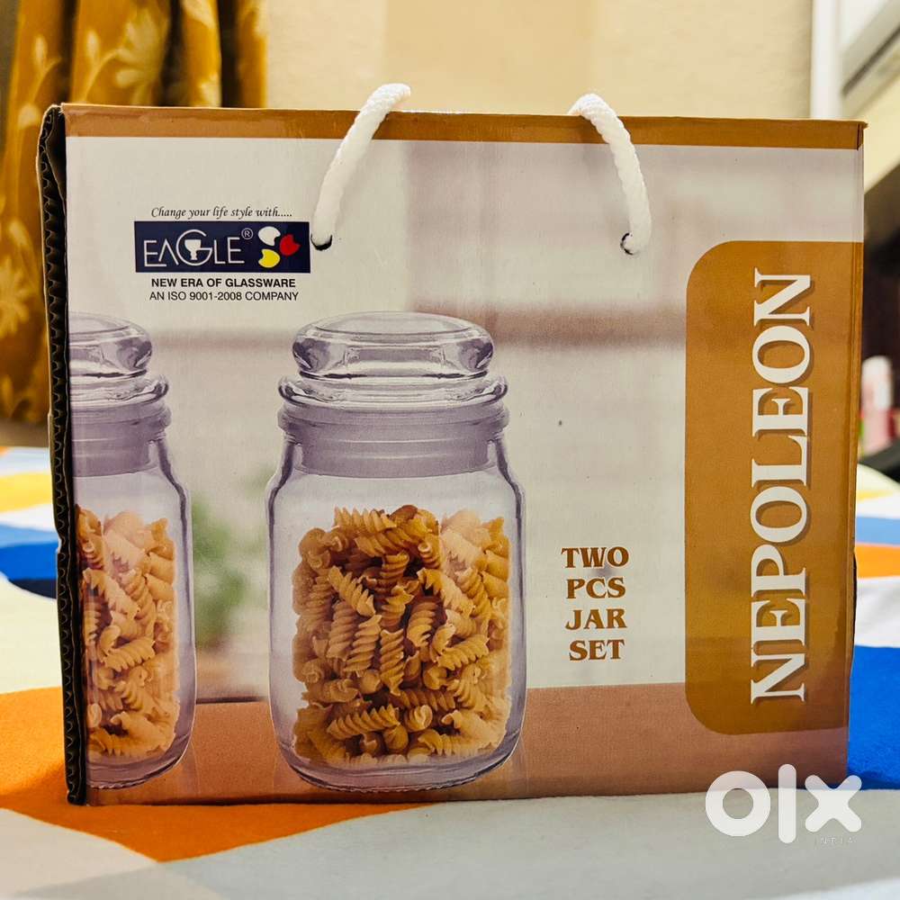 Glass Jar Set (Pack of 2)