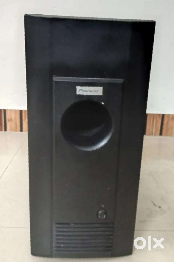 Pioneer active sub woofer. 100 watts model number S-W80SJ.  Rs 6,999.