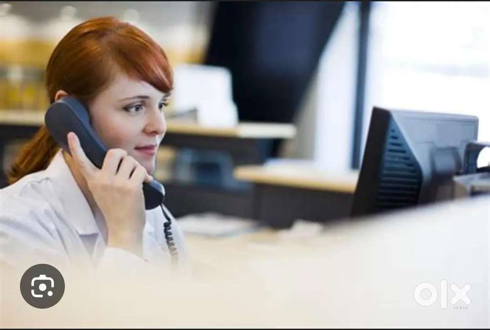 Good looks Receptionist job hiring female staff