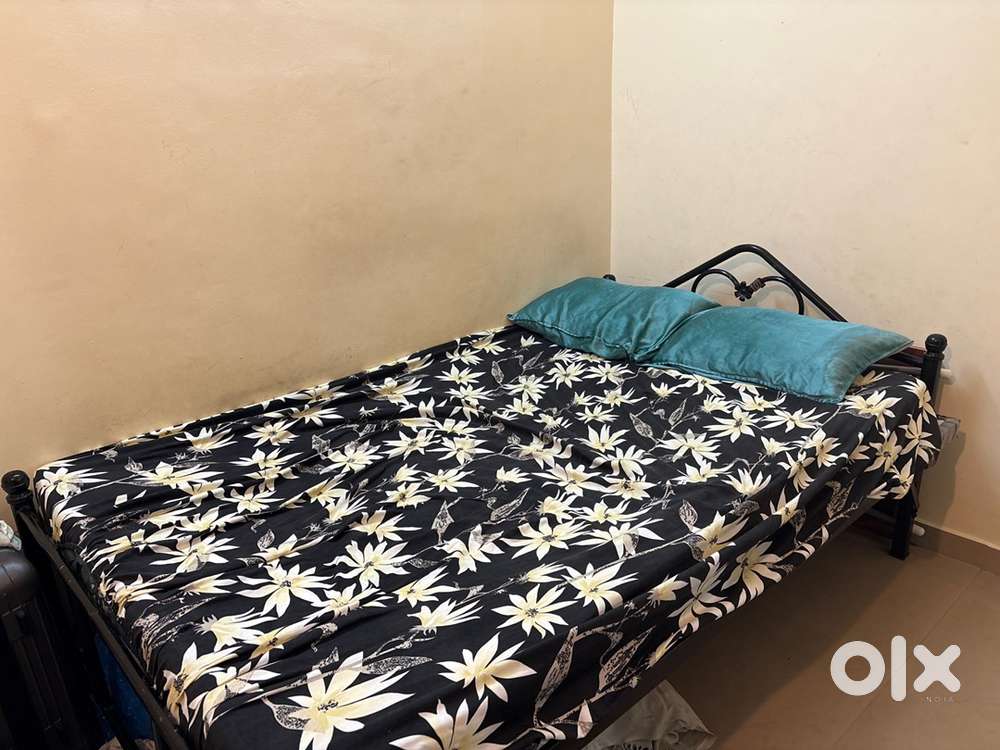 Double cot with mattress