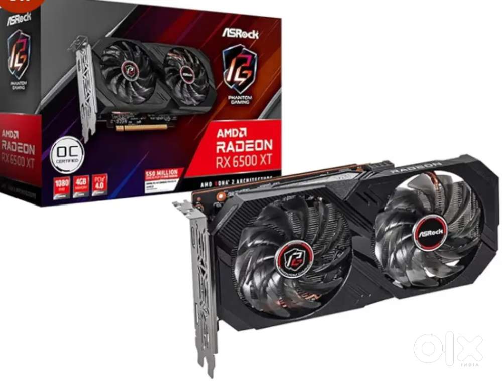 ASRock AMD Radeon RX 6500XT Phantom Gaming pci_e_4 D OC 4GB GDDR6