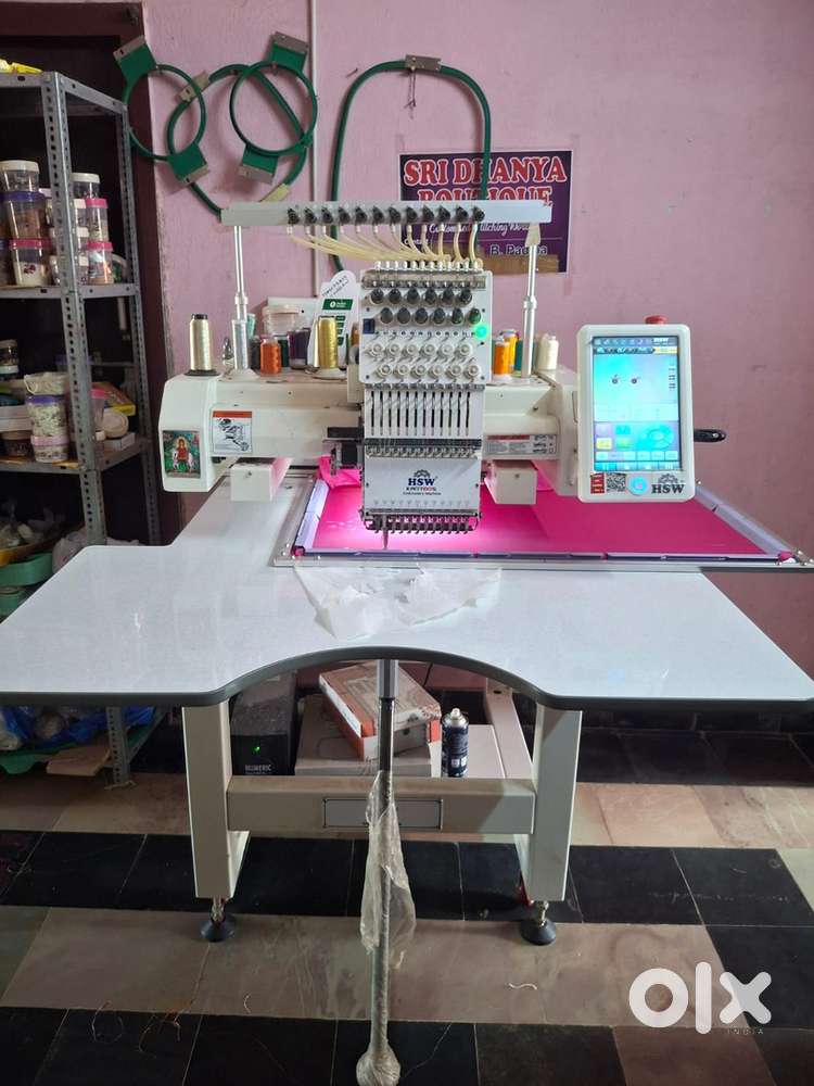 HSW single head computer embroidery for sale