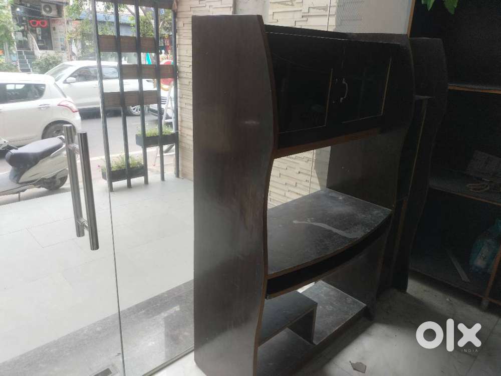 Computer table and book shelf