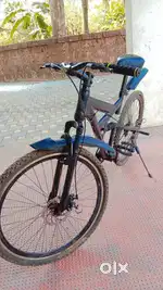Cycle Double diskbrake and double suspension Gear system