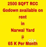 2500 SQFT Godown Space Available on Rent in Narwal