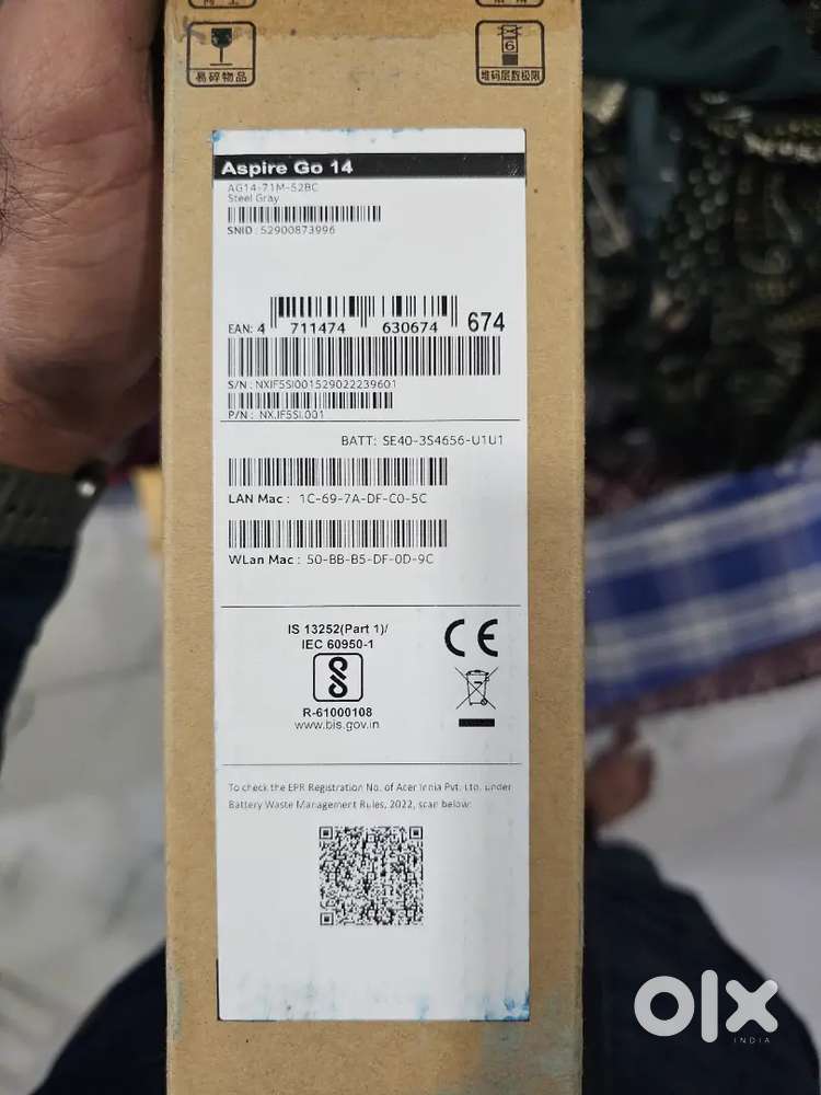 Acer laptop 5 Day uses