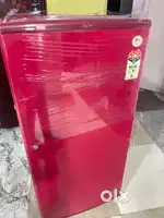 I'd67 lg single door red colour 5 star 160 ltr fridge with stabilizer