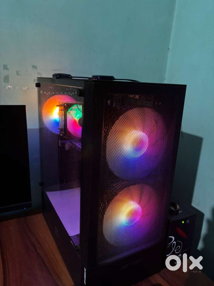 I5 pc gaming computer with rgb cabinet