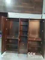 Jungle Wood Finish 5 Door Cupboard From Factory