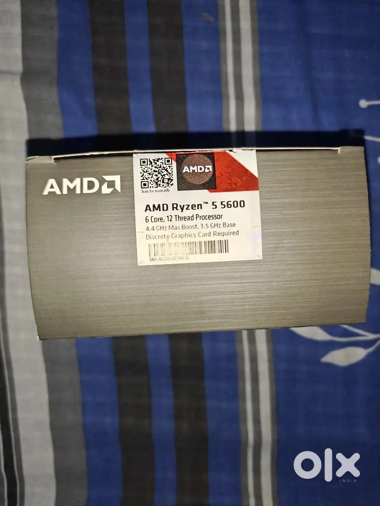 AMD Ryzen 5 5600 cpu in warranty(1.5y) + stock cooler