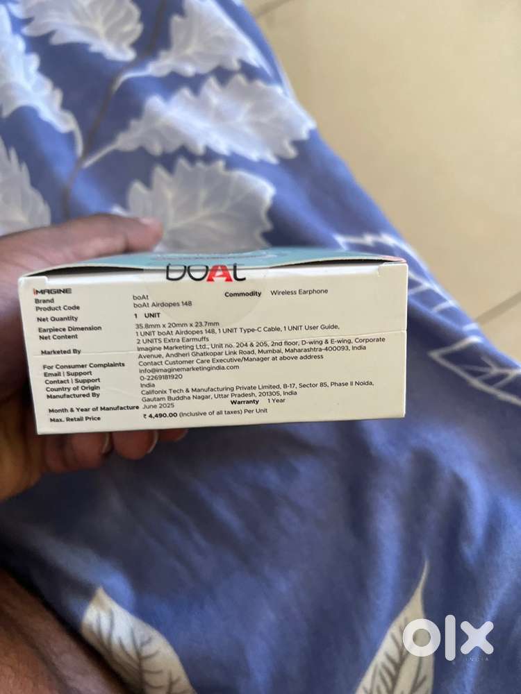 Boat airdopes 148 sealed piece original