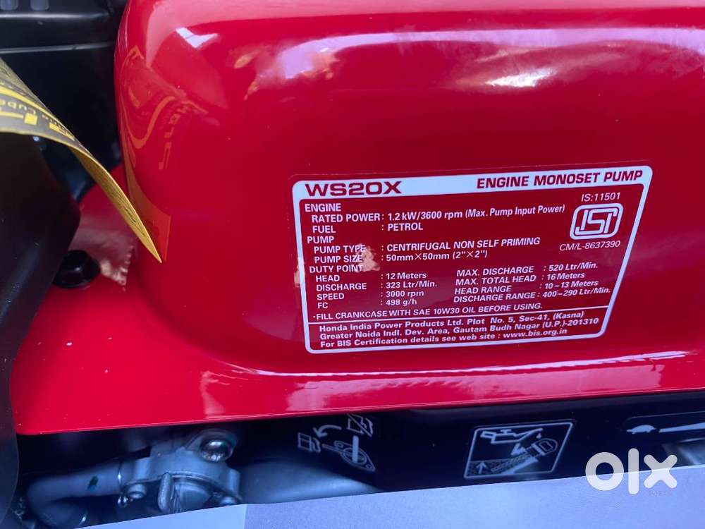 Brand new Honda Water pump 1.2 kw