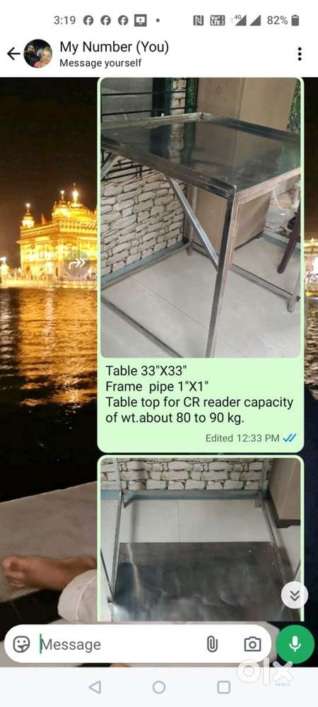 CR Reader and Printer Xray  Table