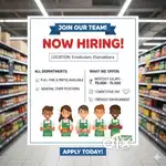 URGENT: Full-Time & Part-time Staff Needed for Supermarket Apply Now!
