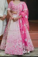 Bridal / Party Wear Pink Lehenga for Sale