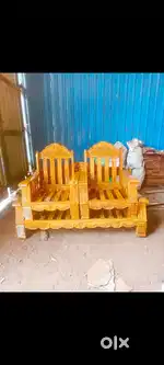 New wooden sofa set