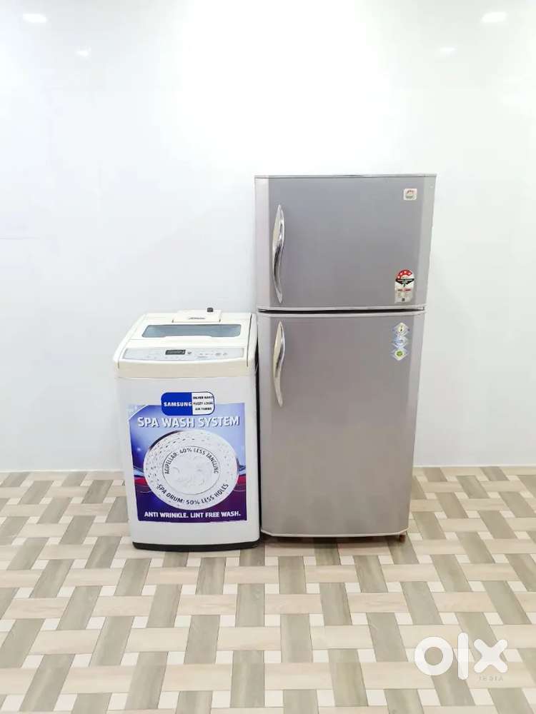 Godrej Double Door Refrigerator & Samsung Top Load Washing Machine –