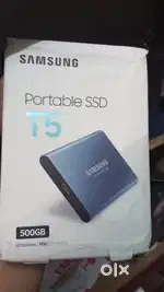 Open Box Unused Samsung T5 500GB Up to 540MB/s USB 3.1 Gen 2 (10Gbps,