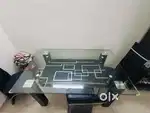 TV UNIT AND DAINING TABLE