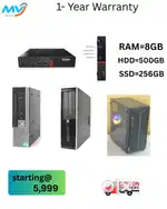 Cash on home delivery  Desktop Laptop Full Set CPU i3-i5-i7 Sales & Se