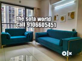 Turkish velvet collection 3+2 seat premium sofa set