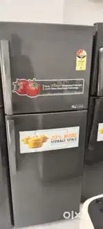 Double door fridge with warranty and good condition