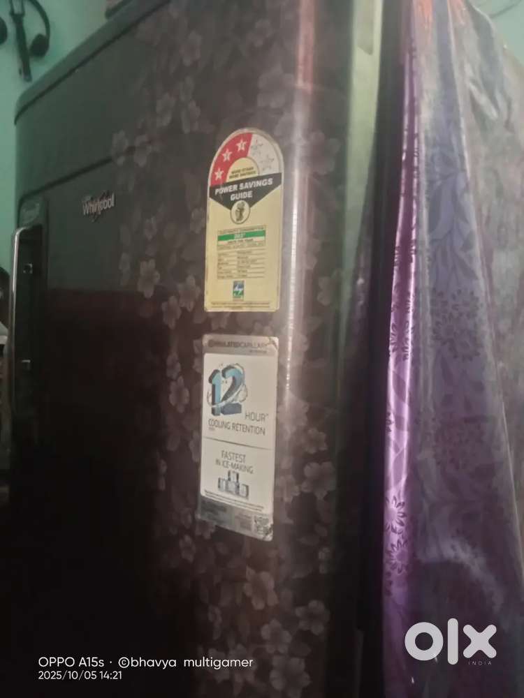 Whirlpool single door fridge